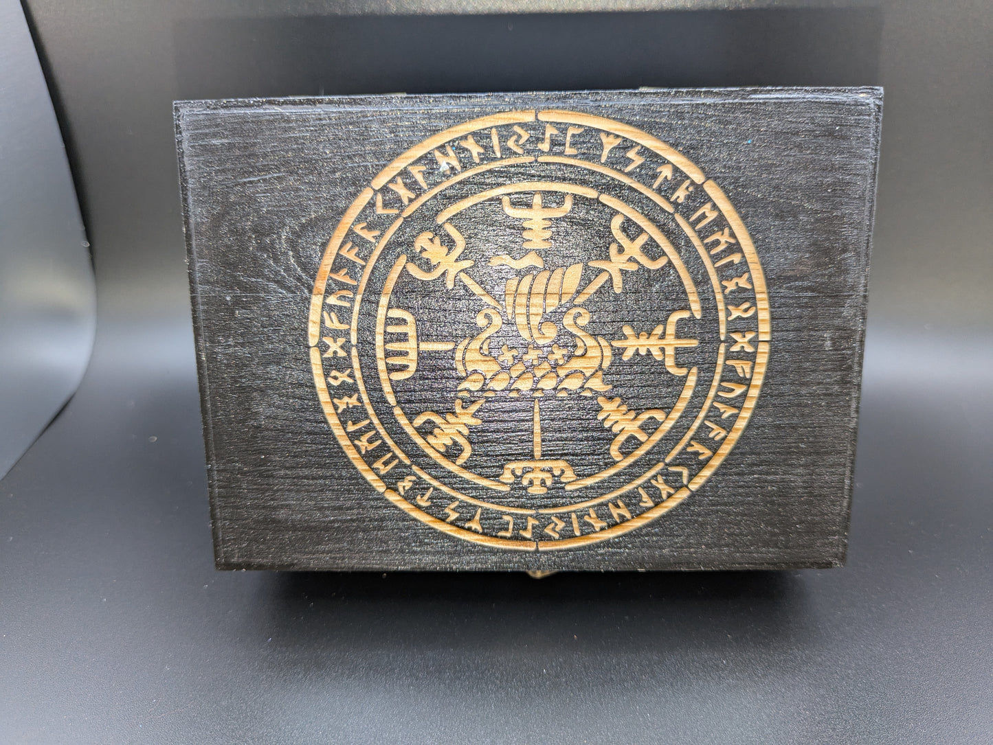 Viking ship box- compass