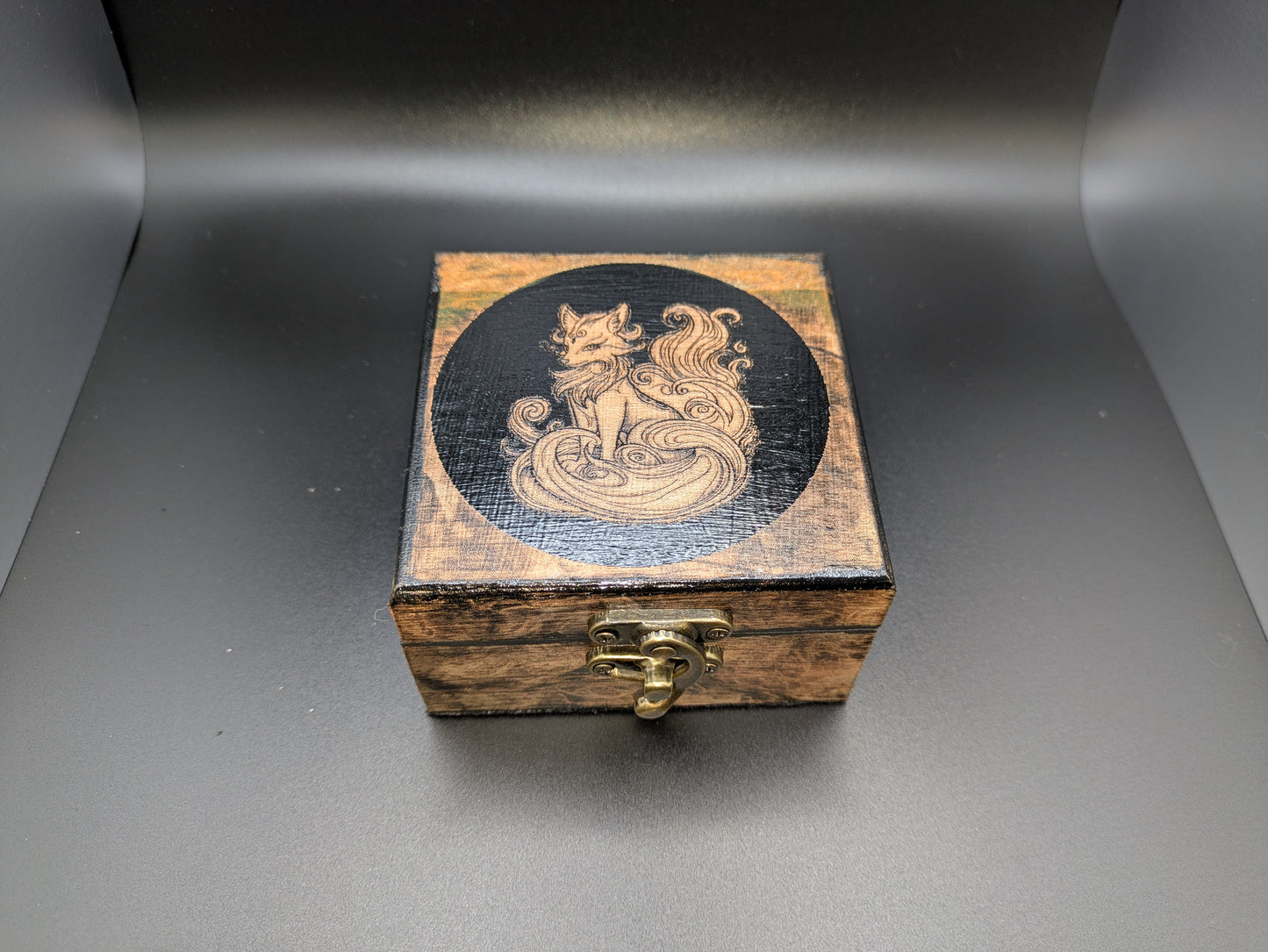 Fire Fox Trinket Box