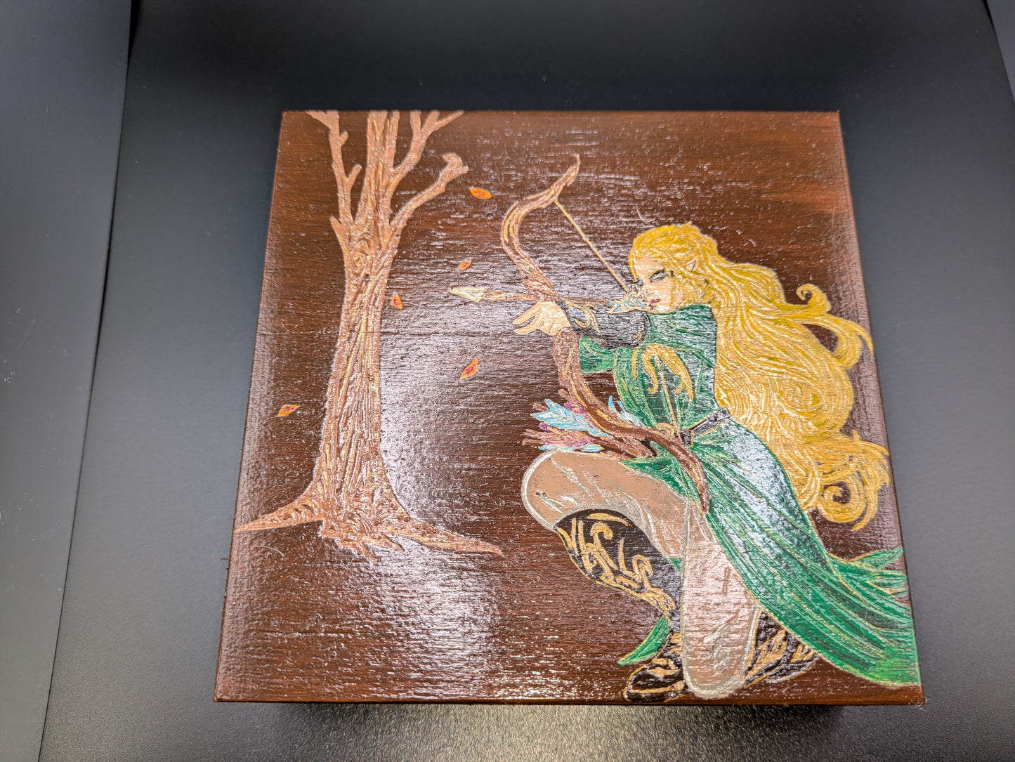 Elvin Warrior Plaque