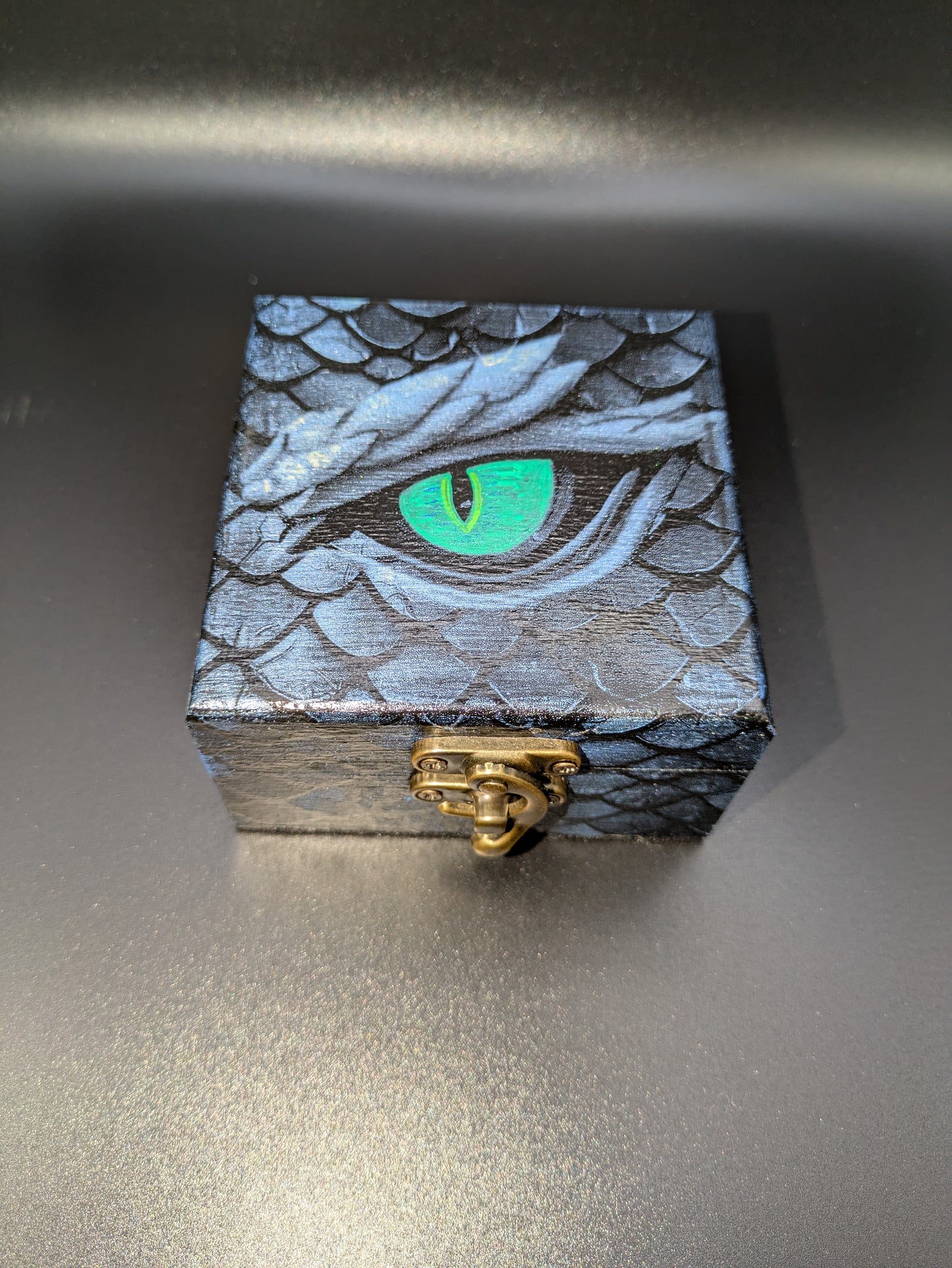 Dragon Box purple with Green Eye